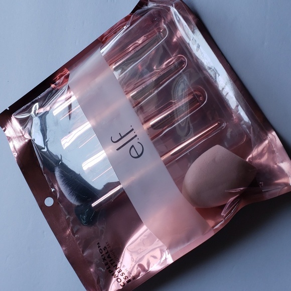e.l.f. Complexion Essentials Brush & Sponge Set - New - Picture 2 of 4